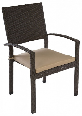 Комплект обеденный HAMBURG (стол и 4 стула), ТМ GreenGard Черный фото Комплект обеденный HAMBURG (стол и 4 стула), ТМ GreenGard Черный. Фото №2