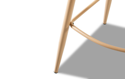 Барный стул 373B бежевый/дерево фото Барный стул 373B бежевый/дерево. Фото №5