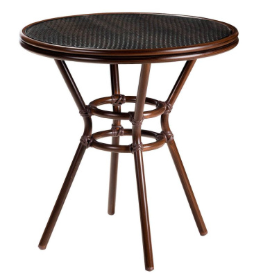 Стол Патонг Glass Rattan D-70 фото Стол Патонг Glass Rattan D-70. Фото №2