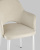 Стул Венера велюр кремовый ножки белые фото Стул Венера велюр кремовый ножки белые. Фото №9