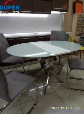 Стол В2303 белый/хром. Фото