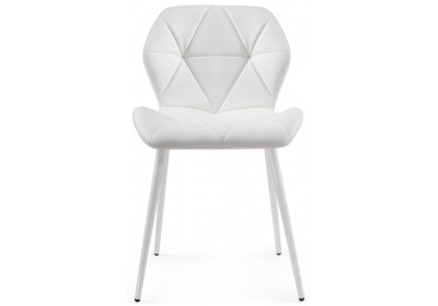 Стул Вальд экокожа белый / белый глянец фото Стул Вальд экокожа белый / белый глянец. Фото №2