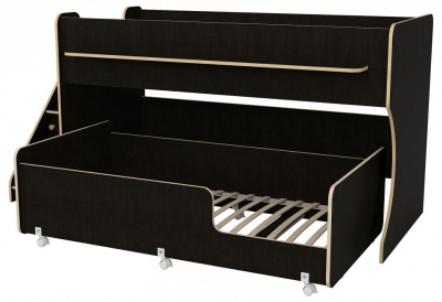 Кровать двухъярусная Р444-2 Капризун 7, древесина коричневая светлая дуб фото Кровать двухъярусная Р444-2 Капризун 7, древесина коричневая светлая дуб. Фото №3