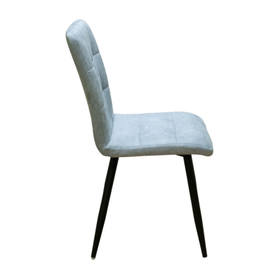Стул Доби (Каркас (муар черный) тк. коллекции Safari голубой 020). Фото