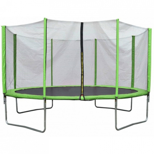 Батут AL-out360 3600 мм, зеленый, серый. Фото №3