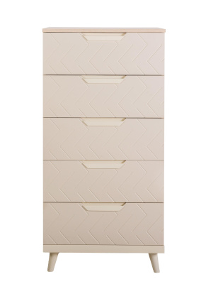 Комод с 5 ящиками Сканди Жемчужно-белый фото Комод с 5 ящиками Сканди Жемчужно-белый. Фото №4