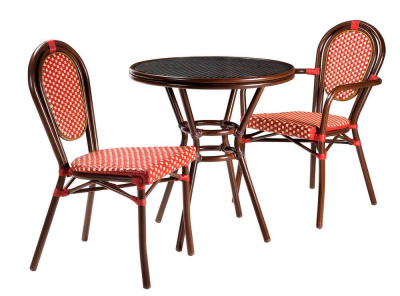 Стол Патонг Glass Rattan D-70 фото Стол Патонг Glass Rattan D-70. Фото №3