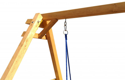 Качели детские Р911-24, коричневый. Фото