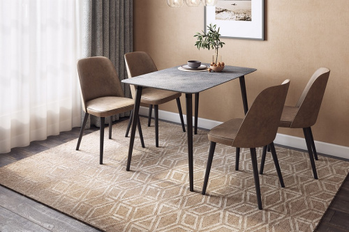 Олимп 1 Стол (обеденный) камень темный/венге. Фото №2