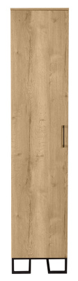 Шкаф одностворчатый Loft 45 см Дуб Натур. Фото №4