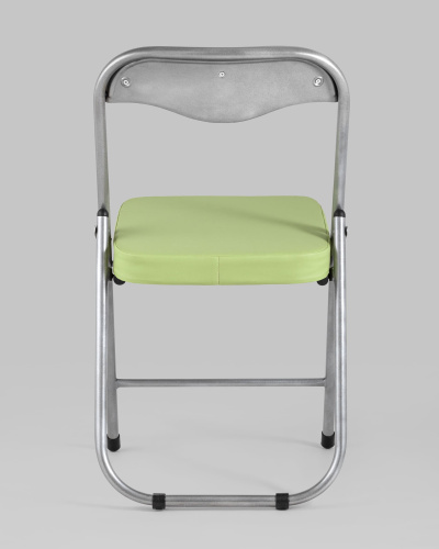 Стул складной ДЖОН металлик, салатовый. Фото №6