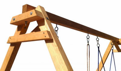 Качели детские Р911-22, коричневый фото Качели детские Р911-22, коричневый. Фото №5