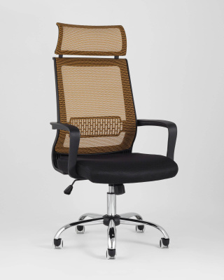 Кресло офисное TopChairs Style оранжевое фото Кресло офисное TopChairs Style оранжевое. Фото №4