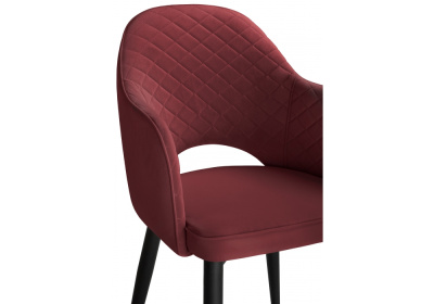 Стул Vener wine red / black. Фото