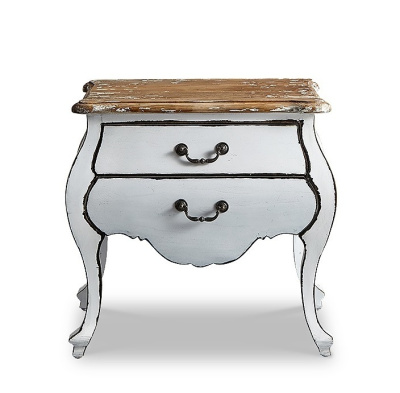 Тумбочка прикроватная FL-4016 белая фото Тумбочка прикроватная FL-4016 белая. Фото №2