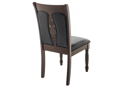 Стул деревянный Gala dirty oak / black. Фото №3