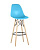 Стул DSW барный бирюзовый