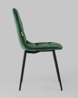 Стул Тейлор велюр зеленый. Фото