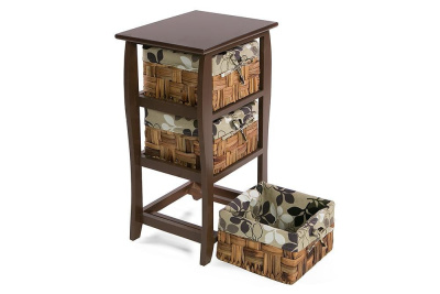 Тумба Bel 3 PE-11 с 3-мя корзинами. Фото