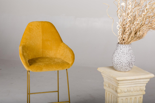 Кресло полубар Kent Блю/Линк Золото. Фото №8