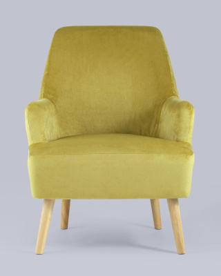 Кресло Хантер велюр горчичный фото Кресло Хантер велюр горчичный. Фото №5