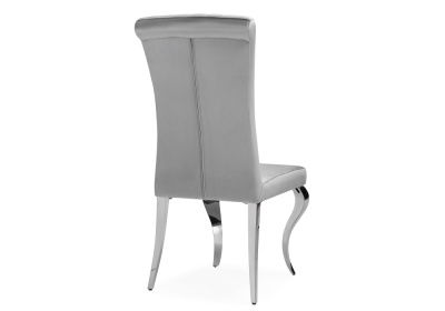 Стул на металлокаркасе Lund dark grey / steel фото Стул на металлокаркасе Lund dark grey / steel. Фото №4