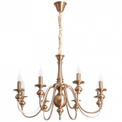 Подвесная люстра Arte Lamp Passoni A6097LM-8PB фото Подвесная люстра Arte Lamp Passoni A6097LM-8PB. Фото №2