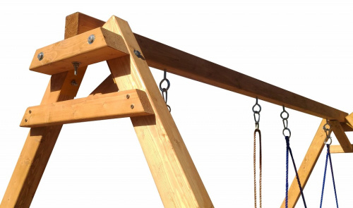 Качели детские Р911-23, коричневый. Фото №5