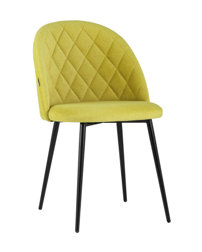 Стул Марсель микровелюр желтый фото Стул Марсель микровелюр желтый. Фото №2