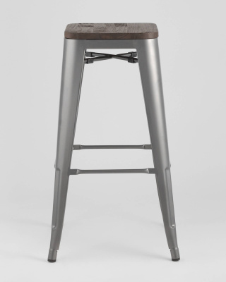 Стул полубарный Диего велюр пыльно-синий фото Стул полубарный Диего велюр пыльно-синий. Фото №4