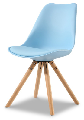 Стул PW072Y голубой. Фото №2
