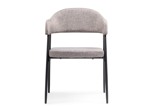 Стул на металлокаркасе Twin gray / black. Фото №2