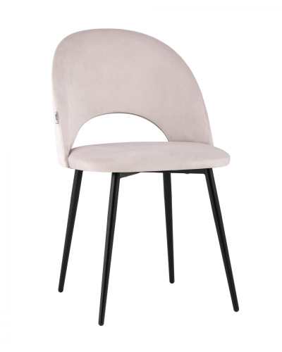 Стул Меган велюр светло-розовый. Фото №1