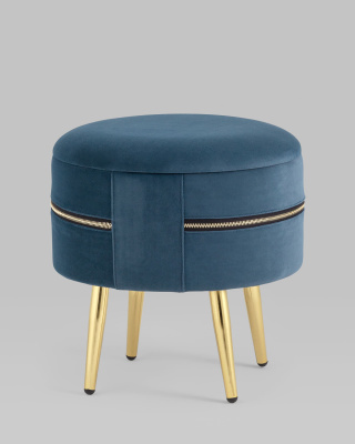 Пуф Тильда велюр сине-зеленый. Фото №4