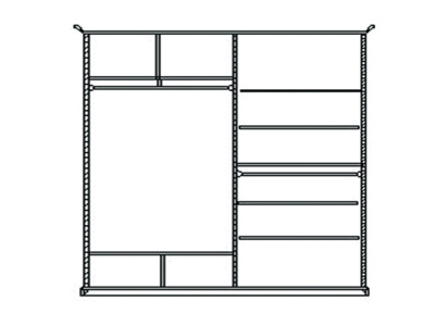 Шкаф-купе для одежды Соната ММ-283-01/02Р. Фото №3