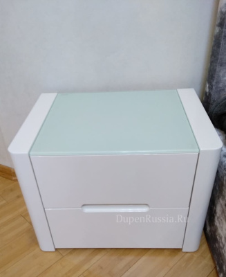 Тумба прикроватная DUPEN M-110 белая. Фото №4
