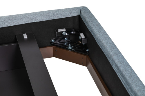 Кровать с ортопедическим основанием и ящиком Сканди Лайт 1.6 Грей. Фото №9