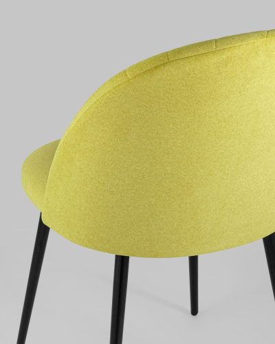 Стул Марсель микровелюр желтый фото Стул Марсель микровелюр желтый. Фото №8