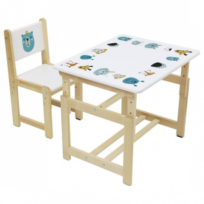 Набор учебный Polini kids Eco 400 SM, белый фото Набор учебный Polini kids Eco 400 SM, белый. Фото №5