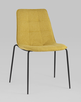 Стул Мелани рогожка желтый. Фото №3