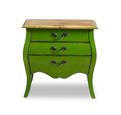 Тумбочка прикроватная FL 4015 зеленая. Фото №3