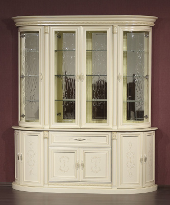 Витрина 4-х дверная Милан 1-01. Фото