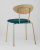 Стул Ники бирюзовый фото Стул Ники бирюзовый. Фото №7