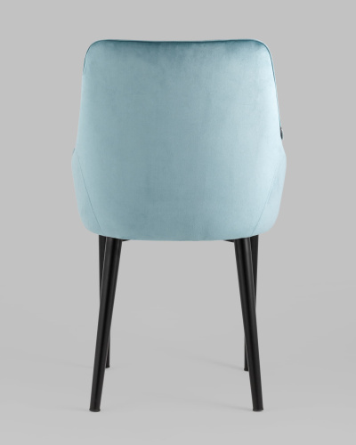 Стул Джоан велюр пыльно-голубой. Фото №6